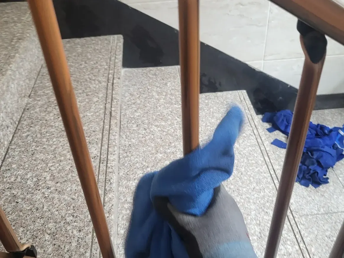 영도구 신선동1가 건물 난간·손잡이 위생청소 사례 - 행진크린